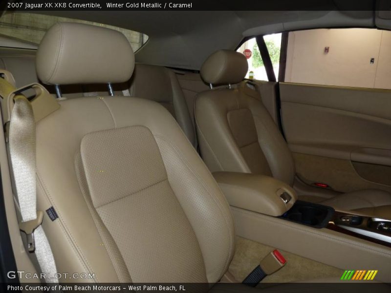 Winter Gold Metallic / Caramel 2007 Jaguar XK XK8 Convertible