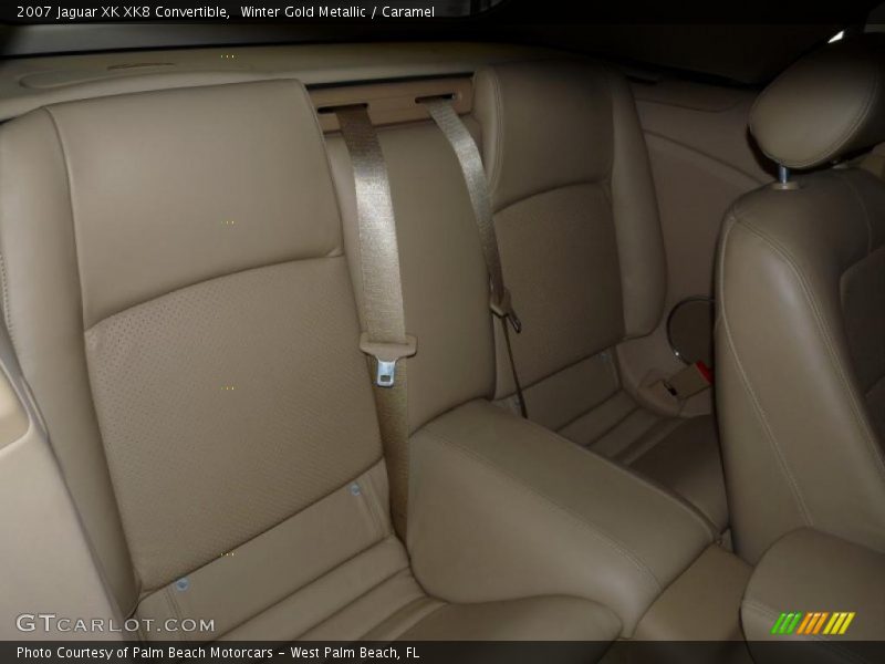 Winter Gold Metallic / Caramel 2007 Jaguar XK XK8 Convertible