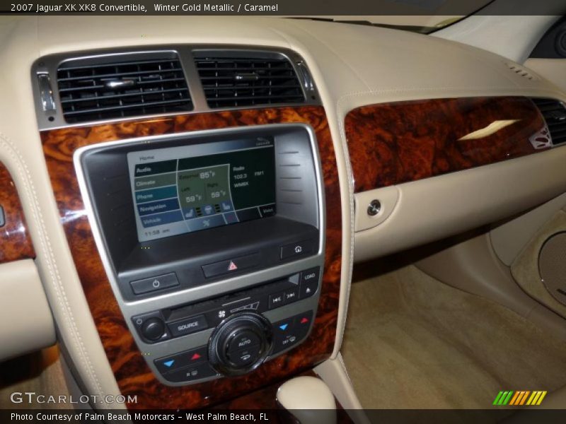 Winter Gold Metallic / Caramel 2007 Jaguar XK XK8 Convertible