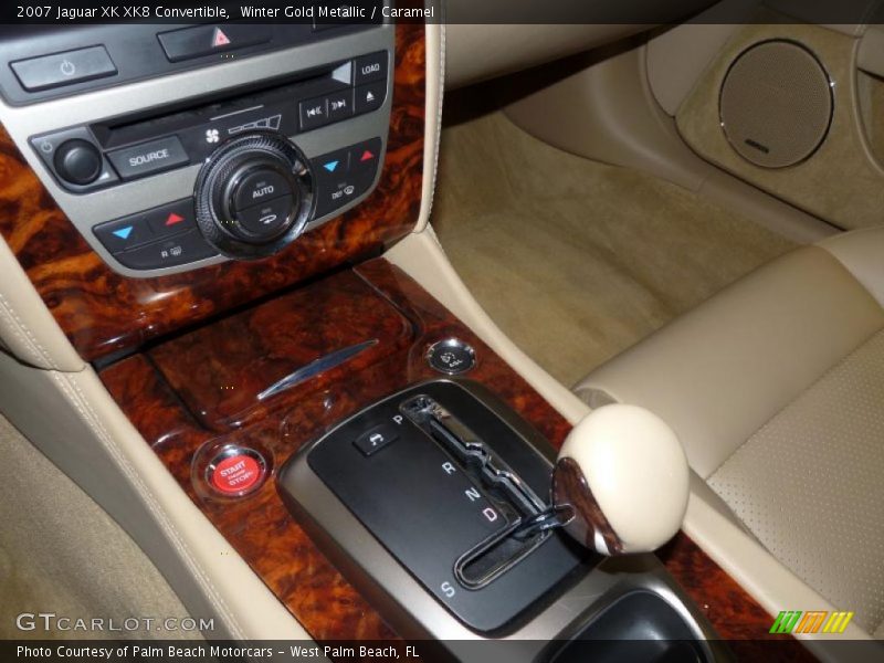 Winter Gold Metallic / Caramel 2007 Jaguar XK XK8 Convertible