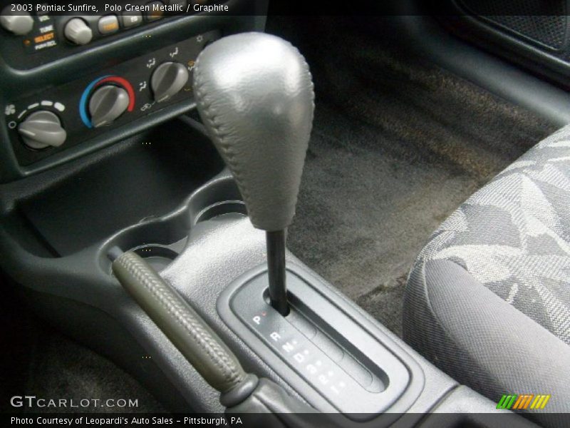 Polo Green Metallic / Graphite 2003 Pontiac Sunfire