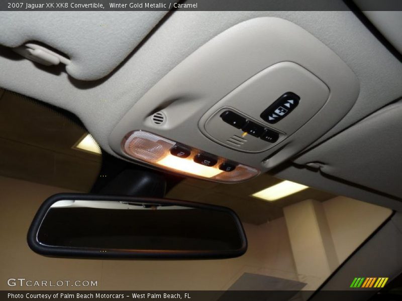 Winter Gold Metallic / Caramel 2007 Jaguar XK XK8 Convertible