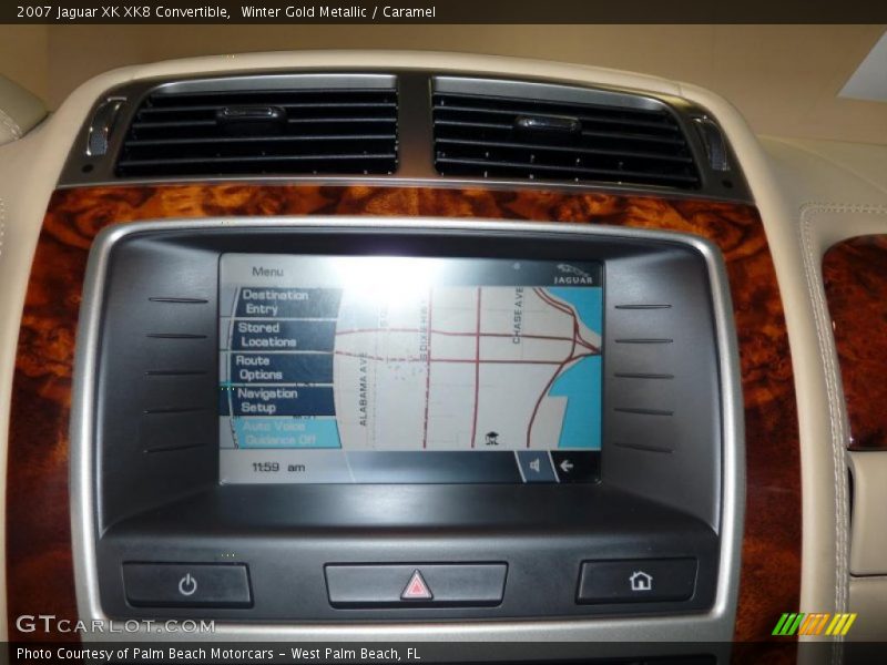 Winter Gold Metallic / Caramel 2007 Jaguar XK XK8 Convertible