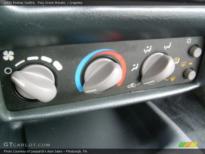 Polo Green Metallic / Graphite 2003 Pontiac Sunfire