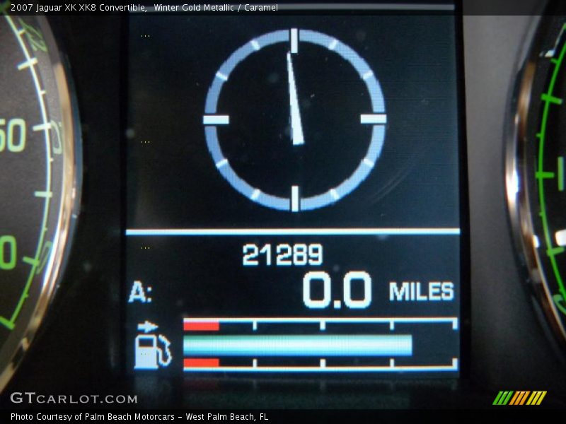 Winter Gold Metallic / Caramel 2007 Jaguar XK XK8 Convertible