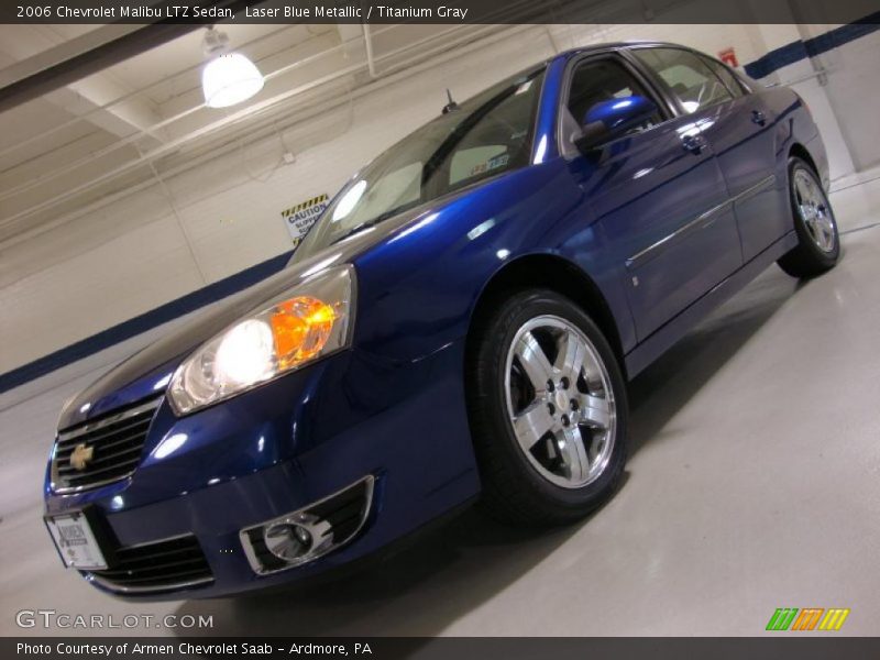 Laser Blue Metallic / Titanium Gray 2006 Chevrolet Malibu LTZ Sedan