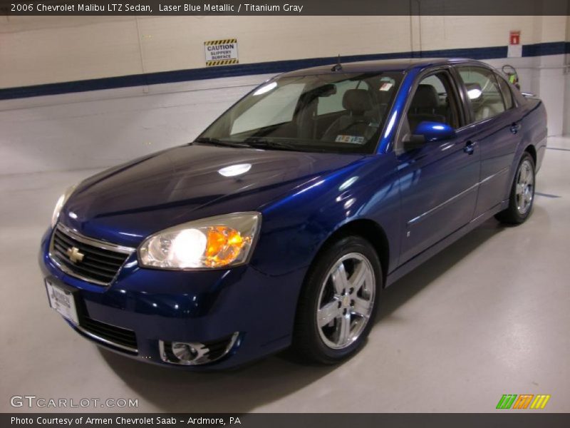 Laser Blue Metallic / Titanium Gray 2006 Chevrolet Malibu LTZ Sedan