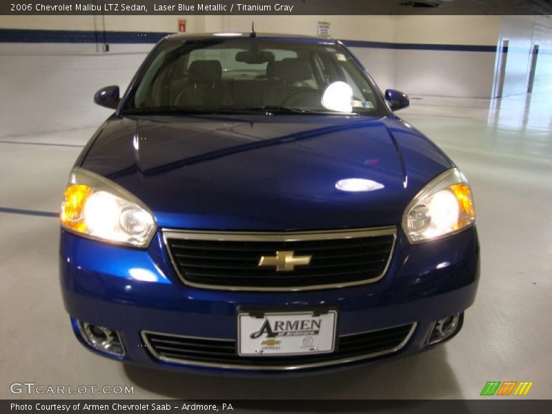 Laser Blue Metallic / Titanium Gray 2006 Chevrolet Malibu LTZ Sedan