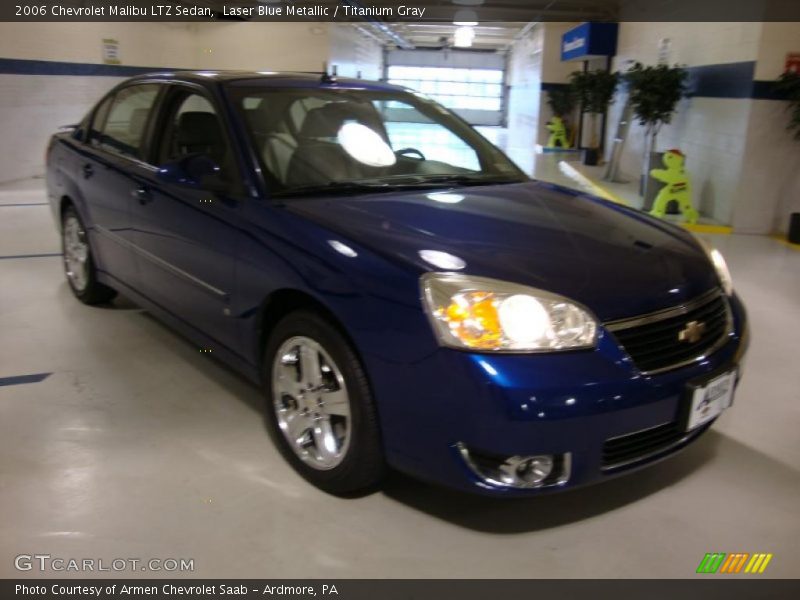 Laser Blue Metallic / Titanium Gray 2006 Chevrolet Malibu LTZ Sedan