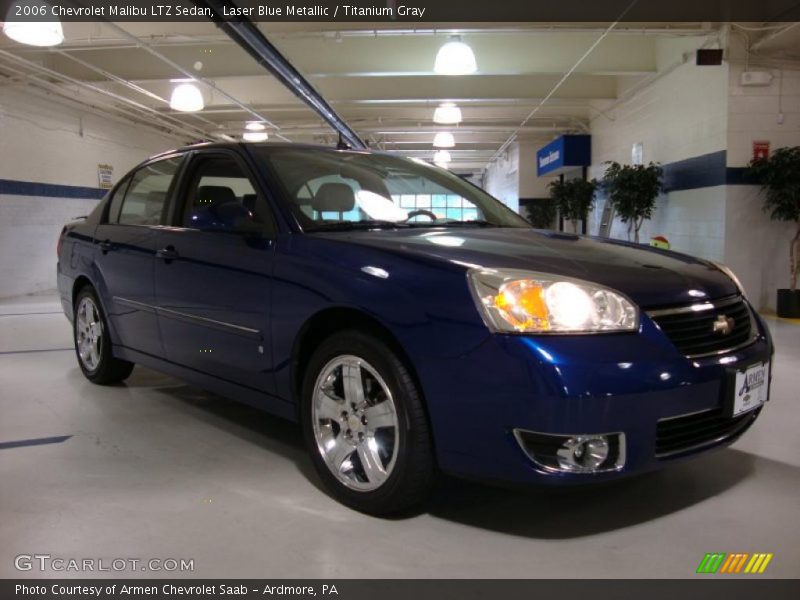 Laser Blue Metallic / Titanium Gray 2006 Chevrolet Malibu LTZ Sedan