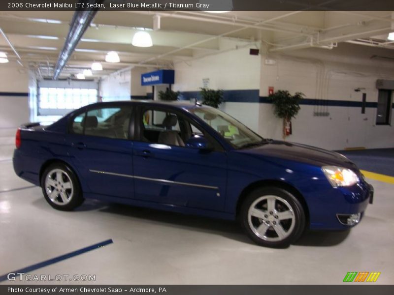 Laser Blue Metallic / Titanium Gray 2006 Chevrolet Malibu LTZ Sedan