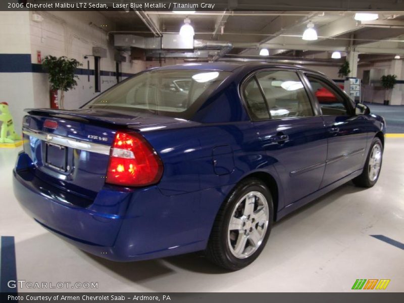 Laser Blue Metallic / Titanium Gray 2006 Chevrolet Malibu LTZ Sedan