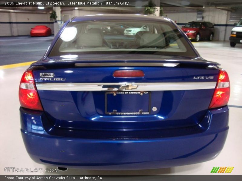 Laser Blue Metallic / Titanium Gray 2006 Chevrolet Malibu LTZ Sedan