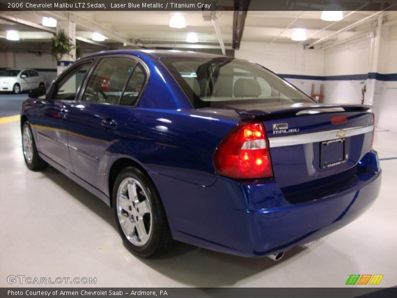 Laser Blue Metallic / Titanium Gray 2006 Chevrolet Malibu LTZ Sedan