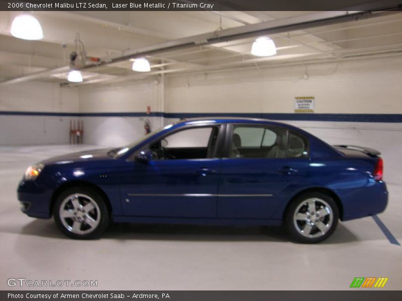Laser Blue Metallic / Titanium Gray 2006 Chevrolet Malibu LTZ Sedan