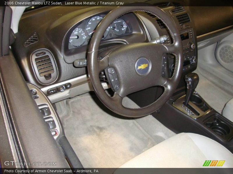 Laser Blue Metallic / Titanium Gray 2006 Chevrolet Malibu LTZ Sedan