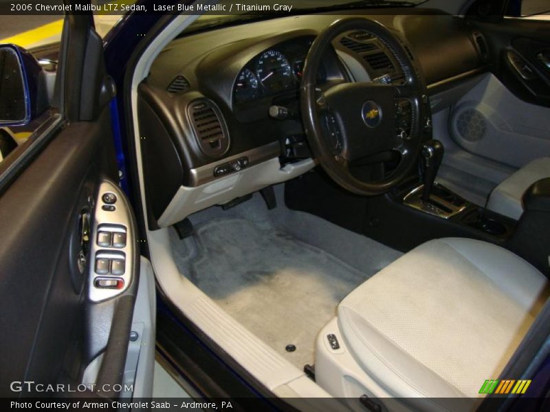 Laser Blue Metallic / Titanium Gray 2006 Chevrolet Malibu LTZ Sedan