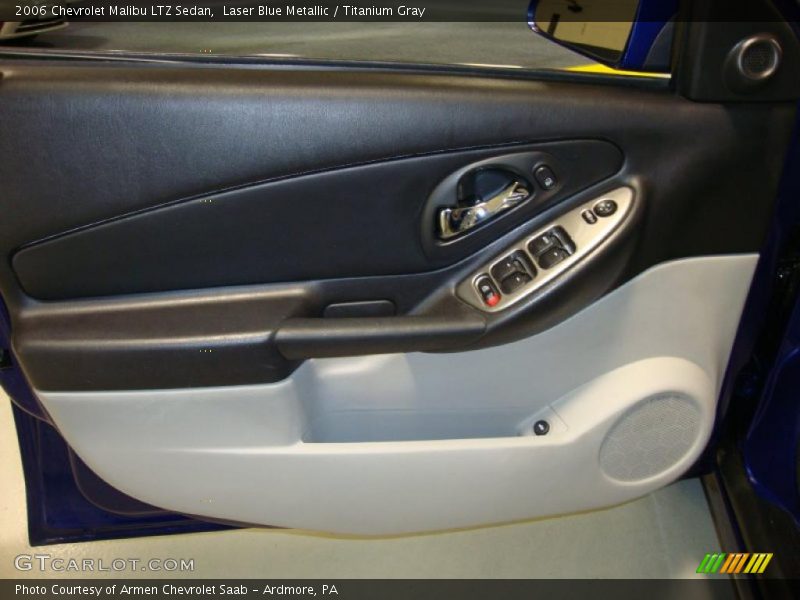 Laser Blue Metallic / Titanium Gray 2006 Chevrolet Malibu LTZ Sedan