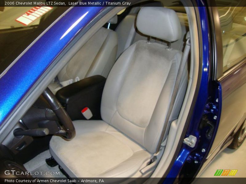 Laser Blue Metallic / Titanium Gray 2006 Chevrolet Malibu LTZ Sedan