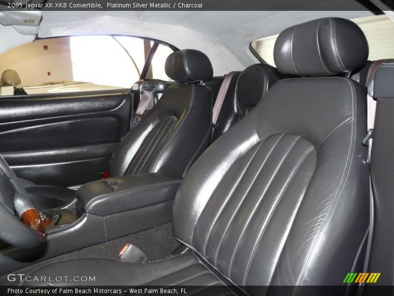 Platinum Silver Metallic / Charcoal 2005 Jaguar XK XK8 Convertible
