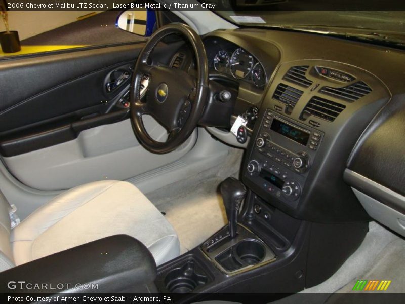 Laser Blue Metallic / Titanium Gray 2006 Chevrolet Malibu LTZ Sedan