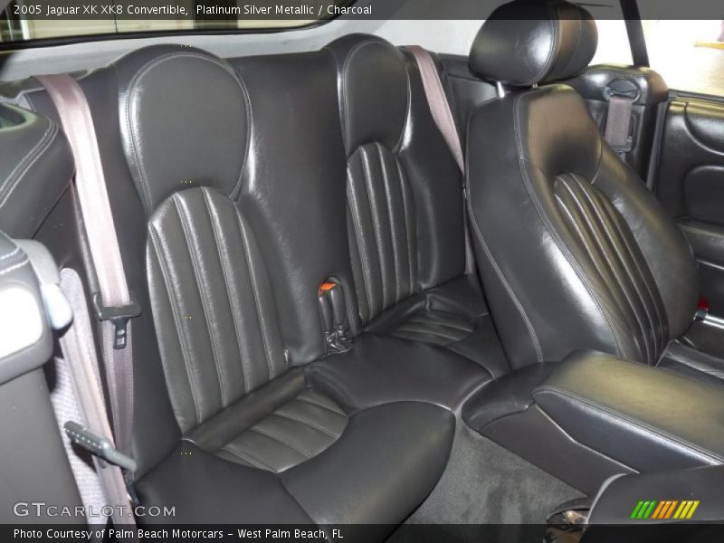 Platinum Silver Metallic / Charcoal 2005 Jaguar XK XK8 Convertible