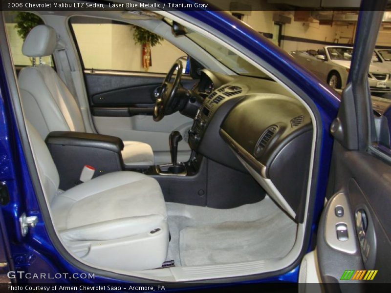 Laser Blue Metallic / Titanium Gray 2006 Chevrolet Malibu LTZ Sedan