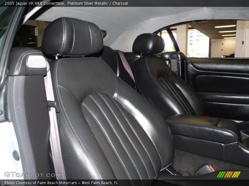 Platinum Silver Metallic / Charcoal 2005 Jaguar XK XK8 Convertible