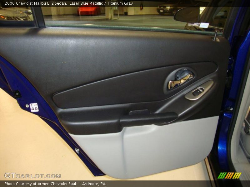 Laser Blue Metallic / Titanium Gray 2006 Chevrolet Malibu LTZ Sedan
