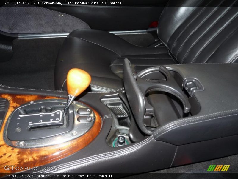 Platinum Silver Metallic / Charcoal 2005 Jaguar XK XK8 Convertible