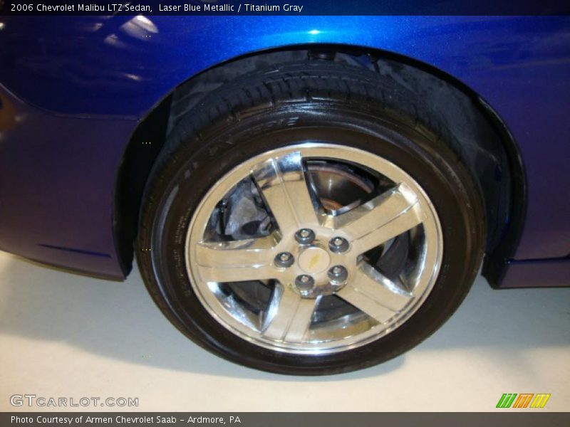 Laser Blue Metallic / Titanium Gray 2006 Chevrolet Malibu LTZ Sedan