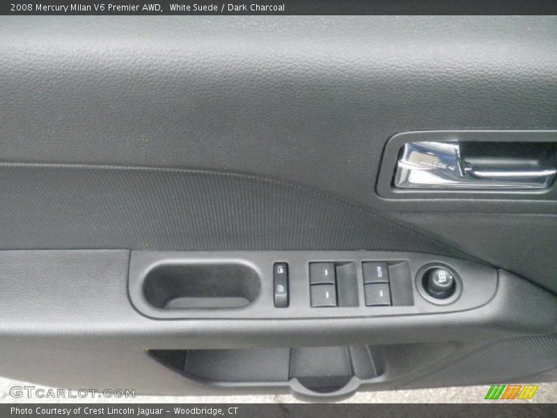White Suede / Dark Charcoal 2008 Mercury Milan V6 Premier AWD