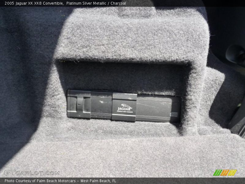 Platinum Silver Metallic / Charcoal 2005 Jaguar XK XK8 Convertible
