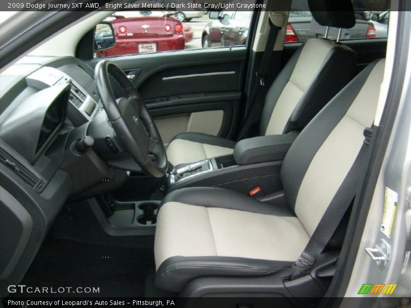Bright Silver Metallic / Dark Slate Gray/Light Graystone 2009 Dodge Journey SXT AWD