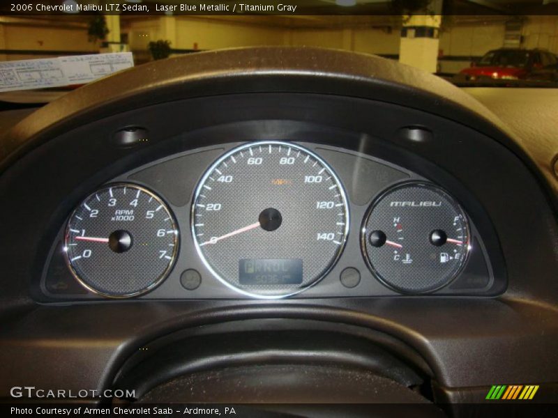 Laser Blue Metallic / Titanium Gray 2006 Chevrolet Malibu LTZ Sedan
