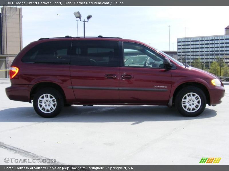 Dark Garnet Red Pearlcoat / Taupe 2001 Dodge Grand Caravan Sport