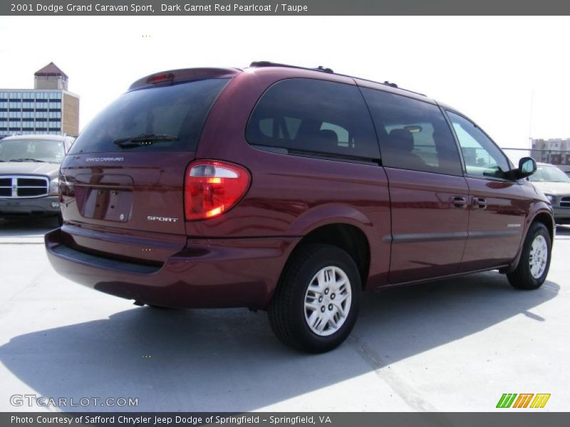 Dark Garnet Red Pearlcoat / Taupe 2001 Dodge Grand Caravan Sport