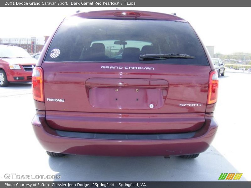 Dark Garnet Red Pearlcoat / Taupe 2001 Dodge Grand Caravan Sport