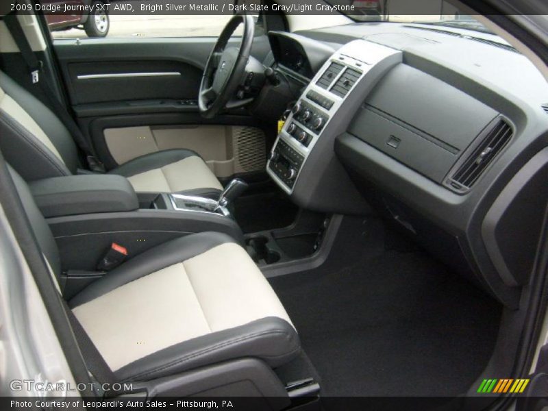 Bright Silver Metallic / Dark Slate Gray/Light Graystone 2009 Dodge Journey SXT AWD
