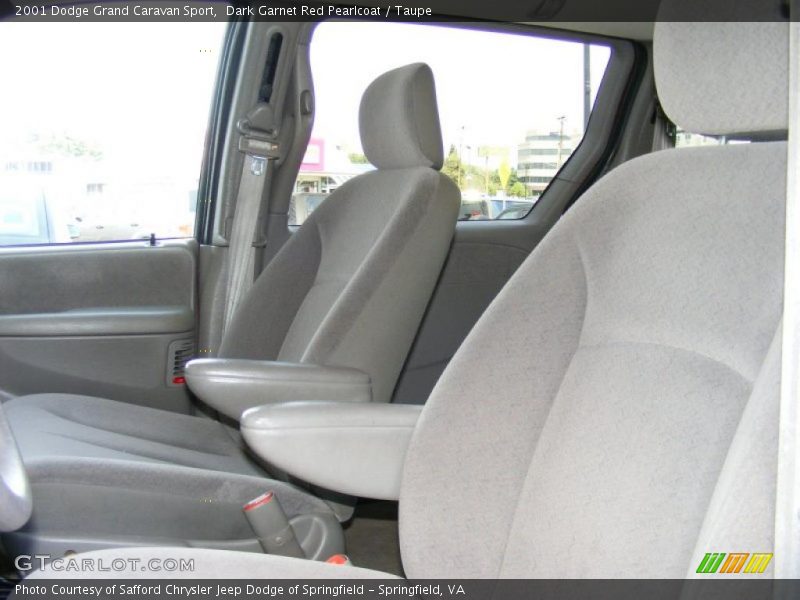 Dark Garnet Red Pearlcoat / Taupe 2001 Dodge Grand Caravan Sport