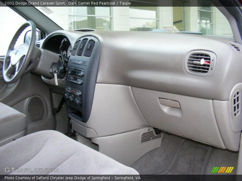 Dark Garnet Red Pearlcoat / Taupe 2001 Dodge Grand Caravan Sport