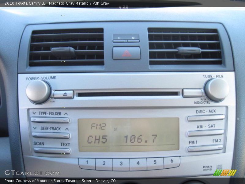 Magnetic Gray Metallic / Ash Gray 2010 Toyota Camry LE