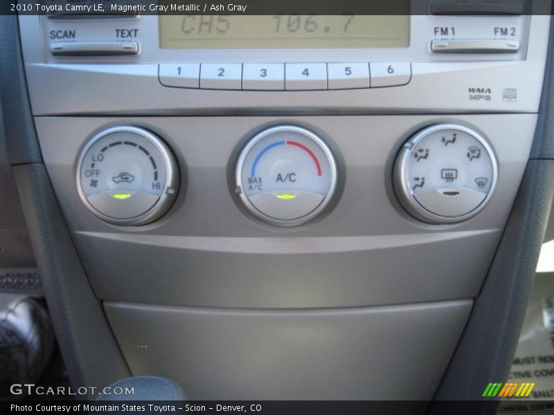 Magnetic Gray Metallic / Ash Gray 2010 Toyota Camry LE