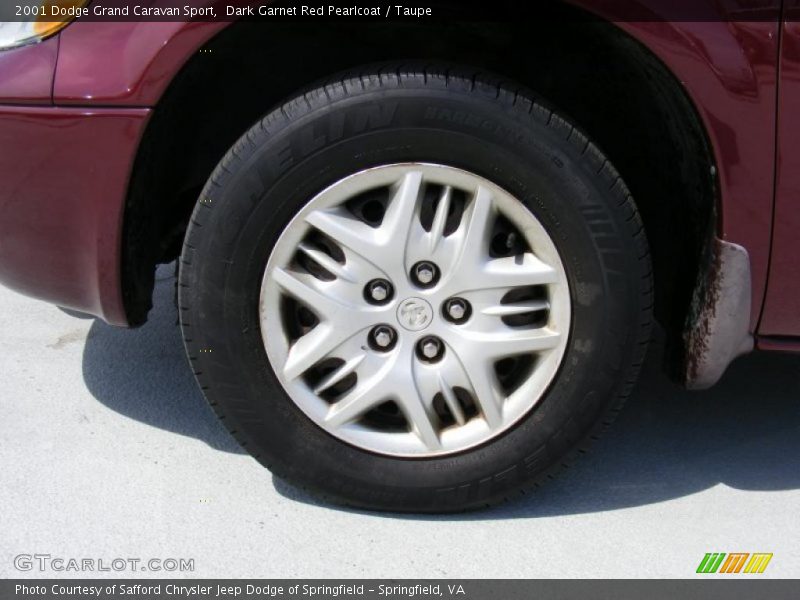 Dark Garnet Red Pearlcoat / Taupe 2001 Dodge Grand Caravan Sport