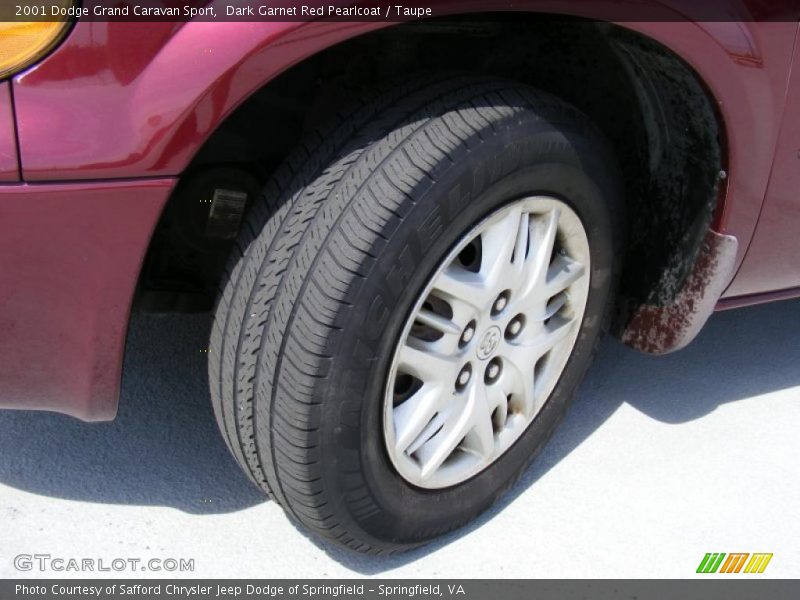 Dark Garnet Red Pearlcoat / Taupe 2001 Dodge Grand Caravan Sport