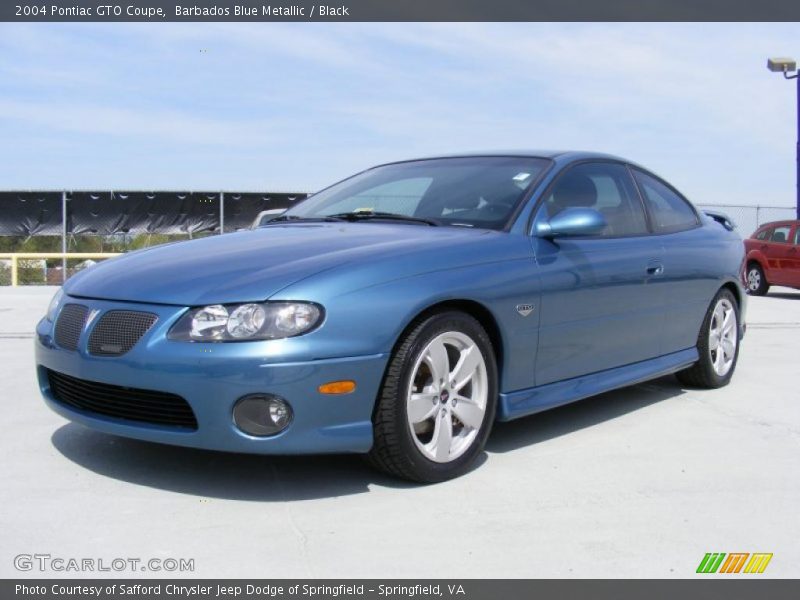 Barbados Blue Metallic / Black 2004 Pontiac GTO Coupe