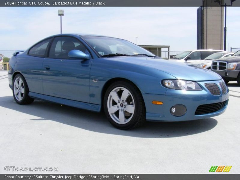 Barbados Blue Metallic / Black 2004 Pontiac GTO Coupe