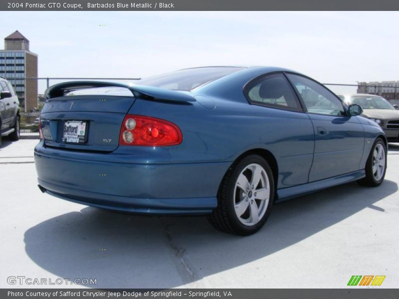 Barbados Blue Metallic / Black 2004 Pontiac GTO Coupe