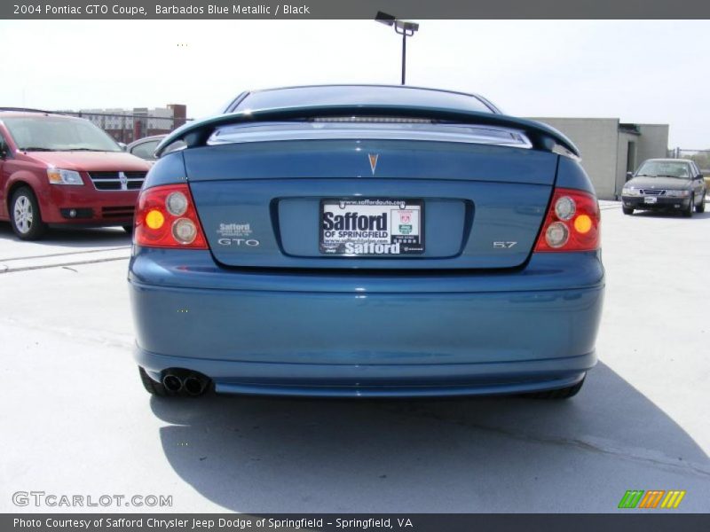 Barbados Blue Metallic / Black 2004 Pontiac GTO Coupe