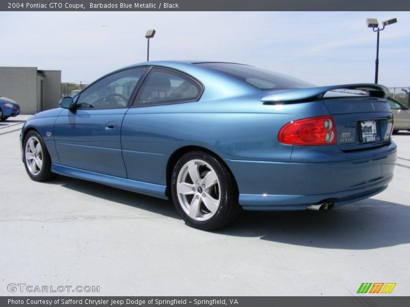 Barbados Blue Metallic / Black 2004 Pontiac GTO Coupe